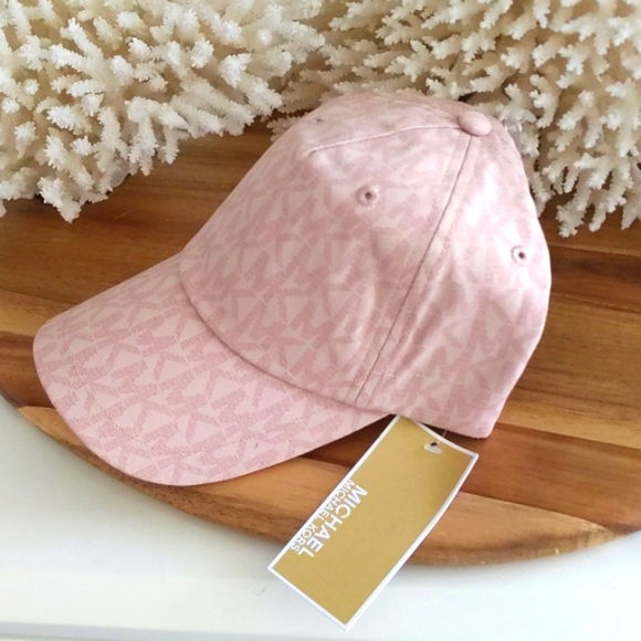 Michael kors 🩷NWT🩷 baseball cap blush pink 🩷 NEVER WORN! A++! - Picture 3 of 12